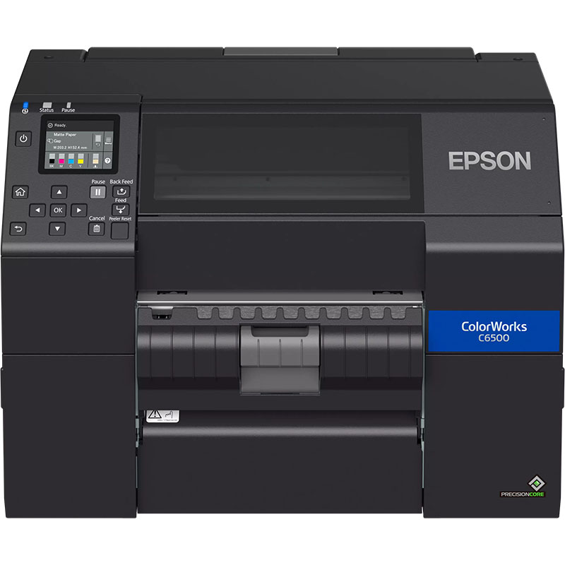 Drukarka etykiet kolorowych EPSON ColorWorks C6500Pe z odklejakiem C31CH77202