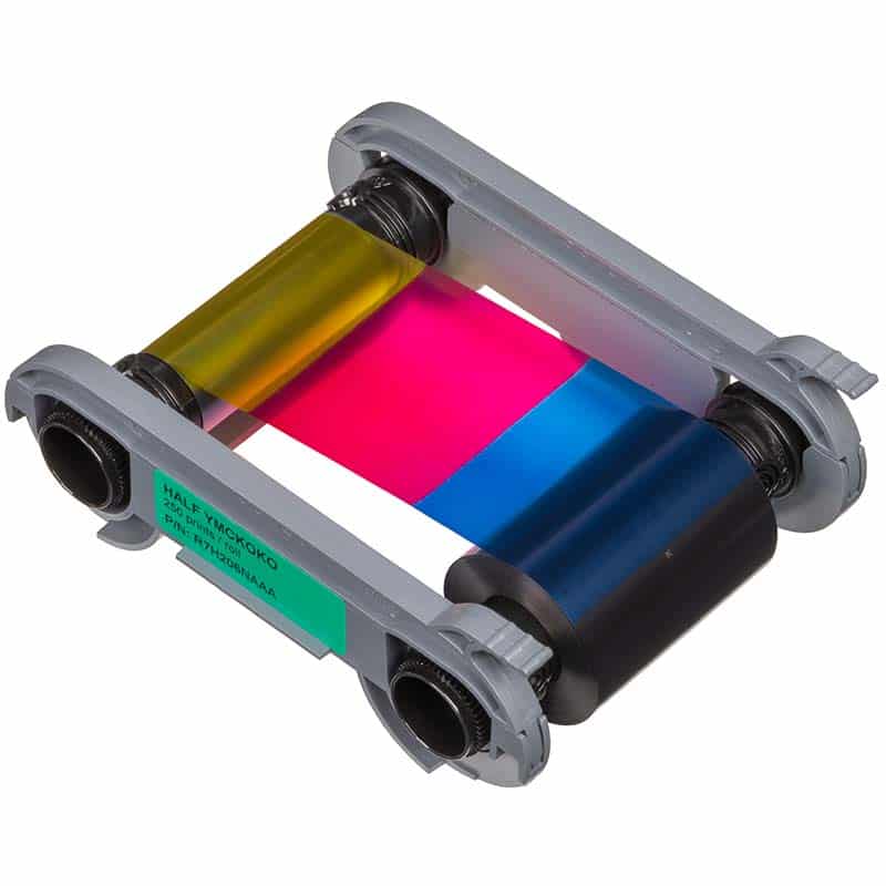 Folia kolorowa YMCKO-K 200 wydruków/rolka R6F003EAA