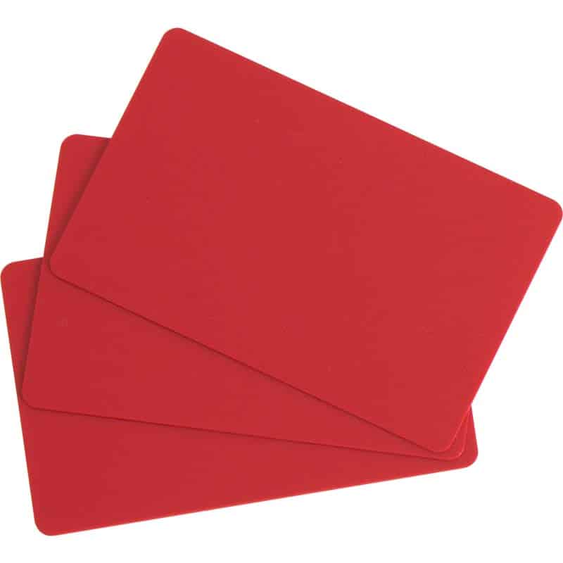 Karta plastikowa czerwona do cenówek i etykiet C4301 (op. 100 szt.) 