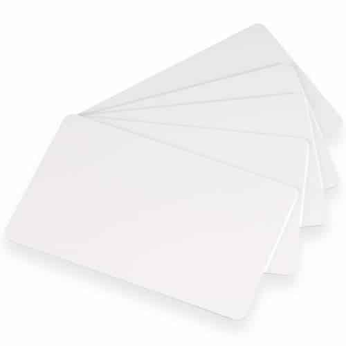 Karta plastikowa PVC, laminowana biała 0,50 mm, CR-80 
