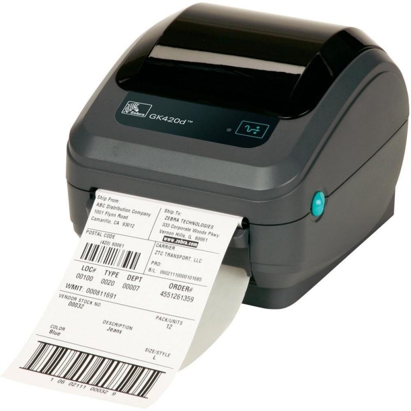 Biurkowa drukarka etykiet Zebra GK420d GK42-202520-000